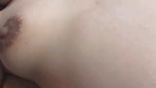 Pregnant asian slut gets a facial